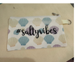 🐚 #SaltyVibes Zipper Pouch