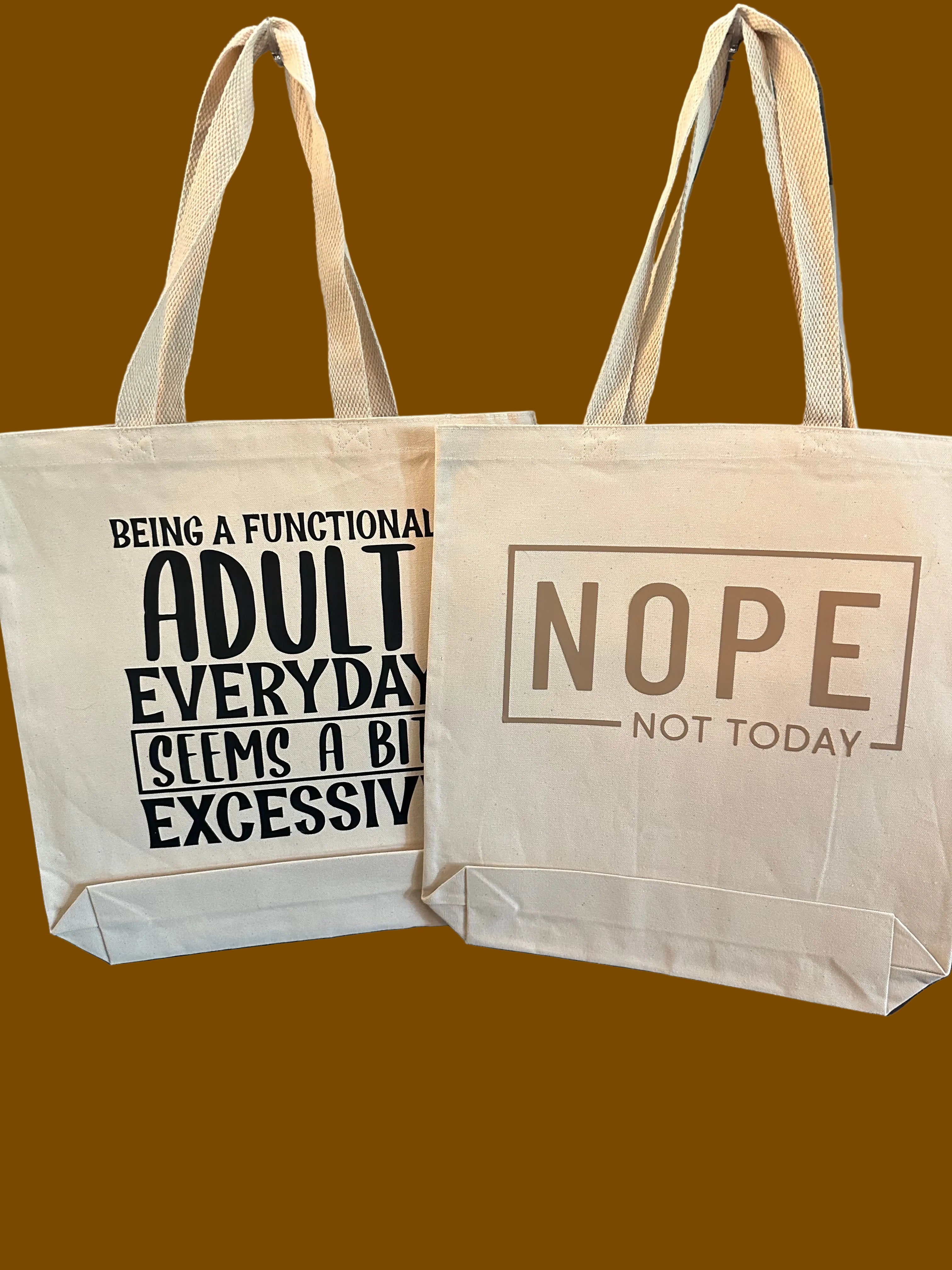 Coffee & Chaos - Heavy Canvas Totes